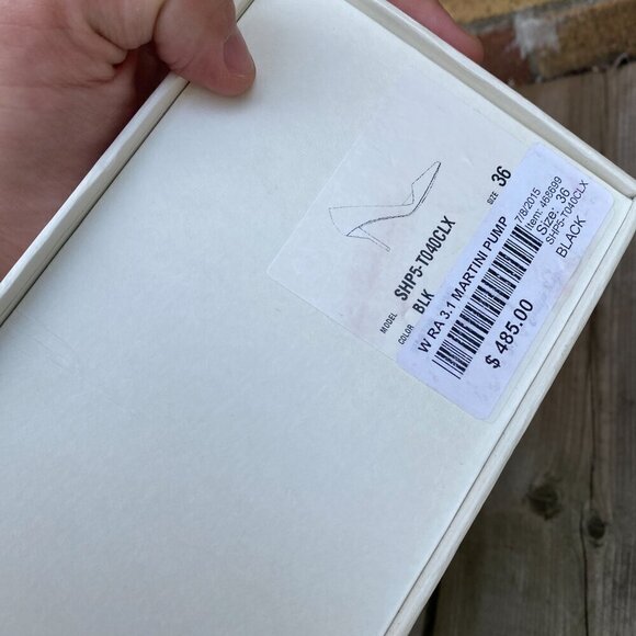 3.1 Phillip Lim Martini Pump Black High Heels Size 36 - Picture 4 of 11